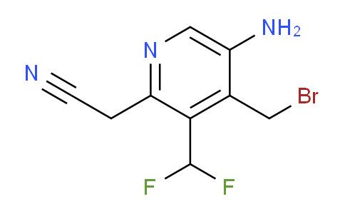 AM130383 | 1804723-08-7 | 5-Amino-4-(bromomethyl)-3-(difluoromethyl)pyridine-2-acetonitrile