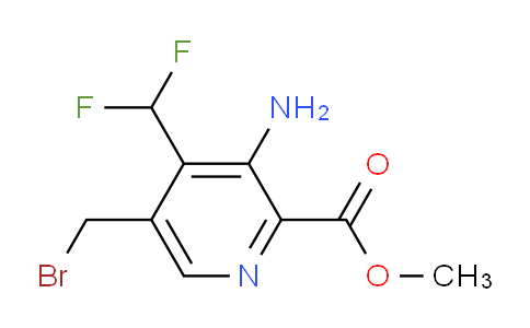 AM130387 | 1805237-44-8 | Methyl 3-amino-5-(bromomethyl)-4-(difluoromethyl)pyridine-2-carboxylate