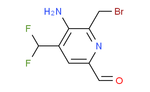 AM130390 | 1806888-74-3 | 3-Amino-2-(bromomethyl)-4-(difluoromethyl)pyridine-6-carboxaldehyde