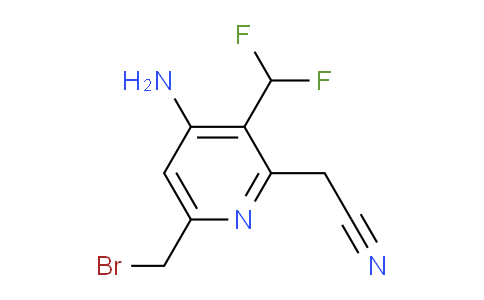 AM130391 | 1806800-01-0 | 4-Amino-6-(bromomethyl)-3-(difluoromethyl)pyridine-2-acetonitrile