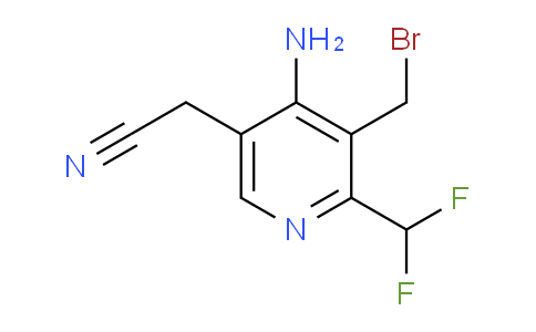 AM130393 | 1805375-85-2 | 4-Amino-3-(bromomethyl)-2-(difluoromethyl)pyridine-5-acetonitrile