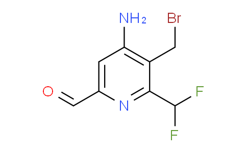 AM130406 | 1806800-70-3 | 4-Amino-3-(bromomethyl)-2-(difluoromethyl)pyridine-6-carboxaldehyde