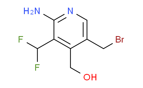 2-Amino-5-(bromomethyl)-3-(difluoromethyl)pyridine-4-methanol