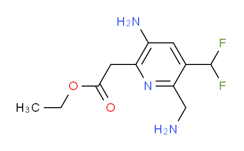 AM130432 | 1806800-06-5 | Ethyl 5-amino-2-(aminomethyl)-3-(difluoromethyl)pyridine-6-acetate