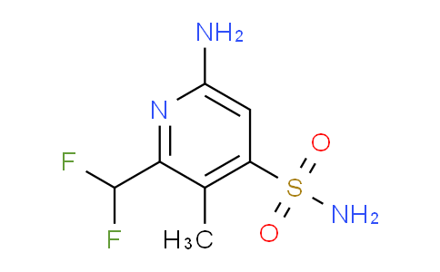 6-Amino-2-(difluoromethyl)-3-methylpyridine-4-sulfonamide