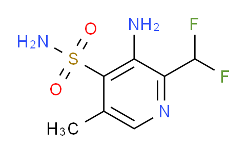 3-Amino-2-(difluoromethyl)-5-methylpyridine-4-sulfonamide