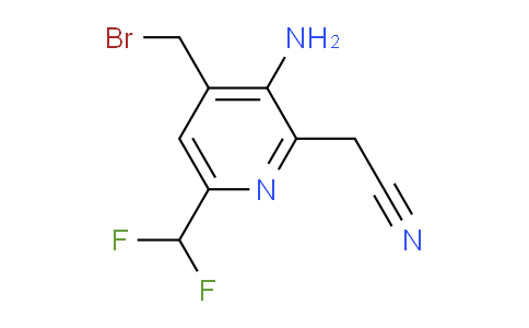 AM130443 | 1806799-98-3 | 3-Amino-4-(bromomethyl)-6-(difluoromethyl)pyridine-2-acetonitrile