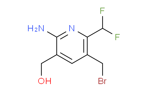 2-Amino-5-(bromomethyl)-6-(difluoromethyl)pyridine-3-methanol