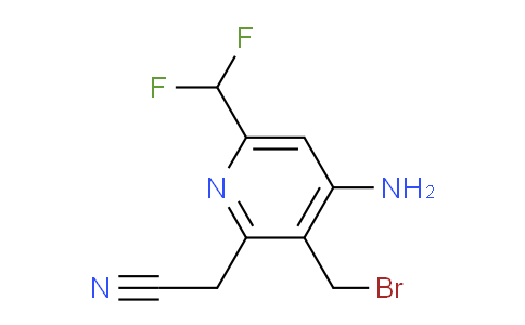 AM130454 | 1805338-06-0 | 4-Amino-3-(bromomethyl)-6-(difluoromethyl)pyridine-2-acetonitrile
