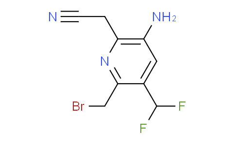 AM130456 | 1806800-43-0 | 5-Amino-2-(bromomethyl)-3-(difluoromethyl)pyridine-6-acetonitrile