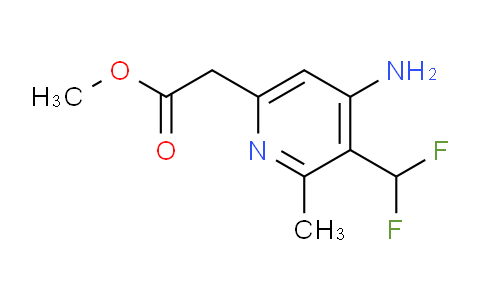 Methyl 4-amino-3-(difluoromethyl)-2-methylpyridine-6-acetate
