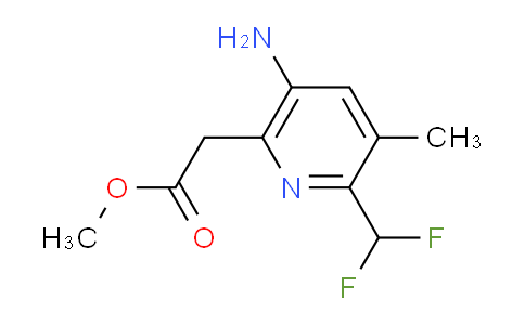 AM130471 | 1806797-09-0 | Methyl 5-amino-2-(difluoromethyl)-3-methylpyridine-6-acetate