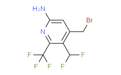 AM130475 | 1805156-30-2 | 6-Amino-4-(bromomethyl)-3-(difluoromethyl)-2-(trifluoromethyl)pyridine