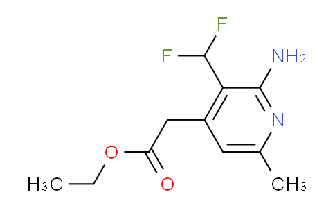 AM130477 | 1805221-50-4 | Ethyl 2-amino-3-(difluoromethyl)-6-methylpyridine-4-acetate