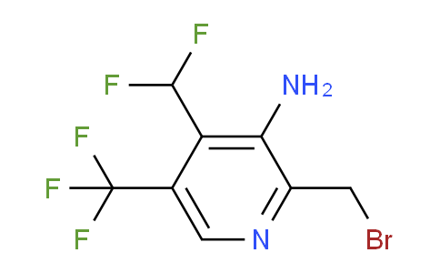 AM130480 | 1804459-91-3 | 3-Amino-2-(bromomethyl)-4-(difluoromethyl)-5-(trifluoromethyl)pyridine