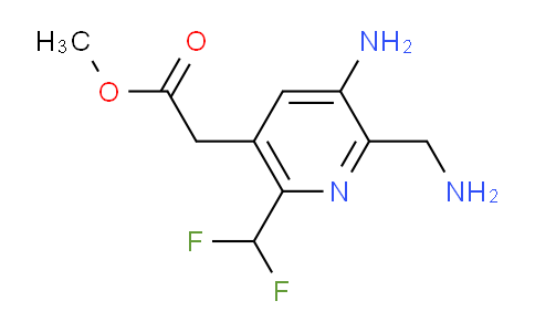 AM130490 | 1806010-13-8 | Methyl 3-amino-2-(aminomethyl)-6-(difluoromethyl)pyridine-5-acetate