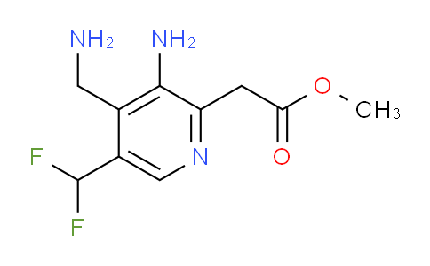 Methyl 3-amino-4-(aminomethyl)-5-(difluoromethyl)pyridine-2-acetate
