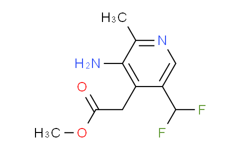 AM130500 | 1805994-76-6 | Methyl 3-amino-5-(difluoromethyl)-2-methylpyridine-4-acetate