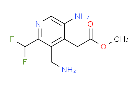 Methyl 5-amino-3-(aminomethyl)-2-(difluoromethyl)pyridine-4-acetate