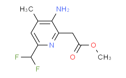 AM130514 | 1805142-34-0 | Methyl 3-amino-6-(difluoromethyl)-4-methylpyridine-2-acetate