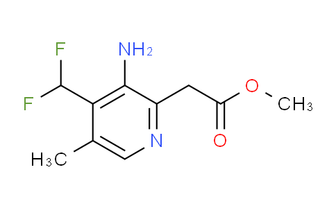 AM130515 | 1805361-55-0 | Methyl 3-amino-4-(difluoromethyl)-5-methylpyridine-2-acetate
