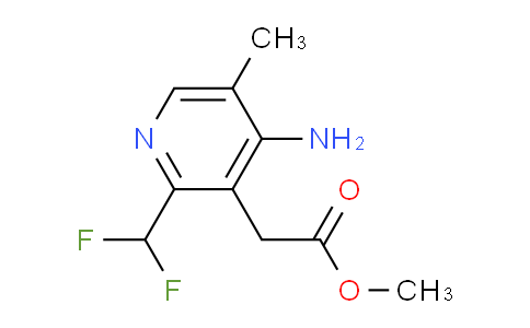 AM130519 | 1806796-87-1 | Methyl 4-amino-2-(difluoromethyl)-5-methylpyridine-3-acetate
