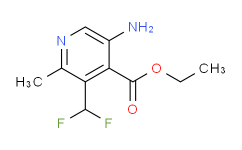 Ethyl 5-amino-3-(difluoromethyl)-2-methylpyridine-4-carboxylate