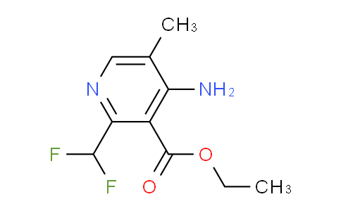 Ethyl 4-amino-2-(difluoromethyl)-5-methylpyridine-3-carboxylate