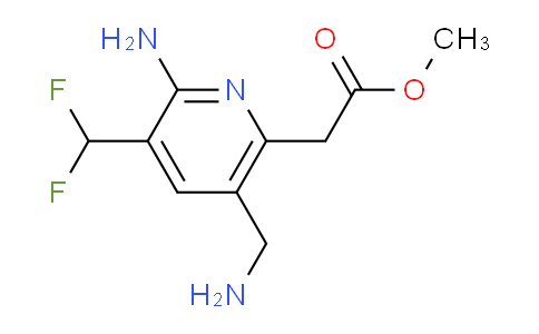 Methyl 2-amino-5-(aminomethyl)-3-(difluoromethyl)pyridine-6-acetate
