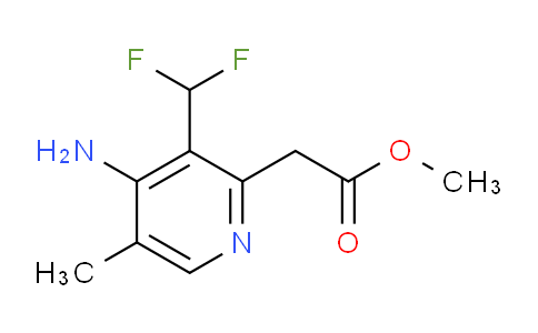 Methyl 4-amino-3-(difluoromethyl)-5-methylpyridine-2-acetate