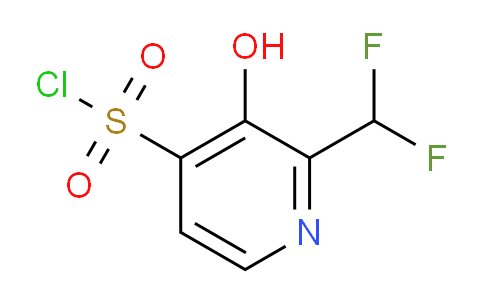 2-(Difluoromethyl)-3-hydroxypyridine-4-sulfonyl chloride