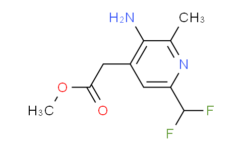AM130532 | 1805221-45-7 | Methyl 3-amino-6-(difluoromethyl)-2-methylpyridine-4-acetate