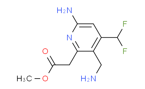 AM130540 | 1806888-02-7 | Methyl 6-amino-3-(aminomethyl)-4-(difluoromethyl)pyridine-2-acetate