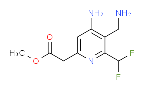 AM130555 | 1804459-45-7 | Methyl 4-amino-3-(aminomethyl)-2-(difluoromethyl)pyridine-6-acetate