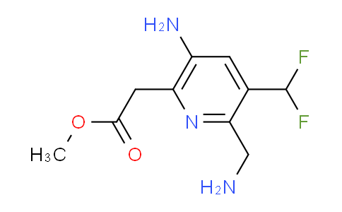 AM130567 | 1806829-11-7 | Methyl 5-amino-2-(aminomethyl)-3-(difluoromethyl)pyridine-6-acetate