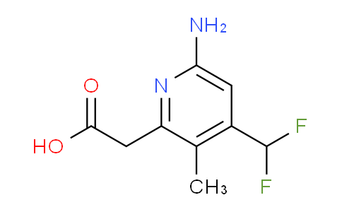 AM130595 | 1804683-19-9 | 6-Amino-4-(difluoromethyl)-3-methylpyridine-2-acetic acid
