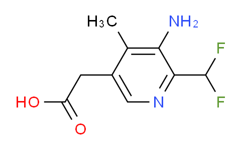 AM130601 | 1804683-55-3 | 3-Amino-2-(difluoromethyl)-4-methylpyridine-5-acetic acid