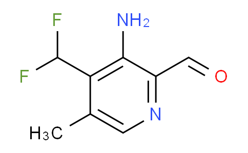 3-Amino-4-(difluoromethyl)-5-methylpyridine-2-carboxaldehyde