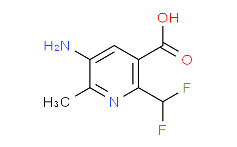AM130611 | 1805997-61-8 | 3-Amino-6-(difluoromethyl)-2-methylpyridine-5-carboxylic acid