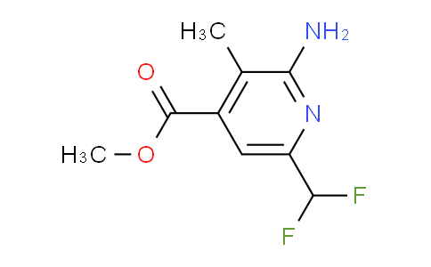 AM130622 | 1805149-13-6 | Methyl 2-amino-6-(difluoromethyl)-3-methylpyridine-4-carboxylate