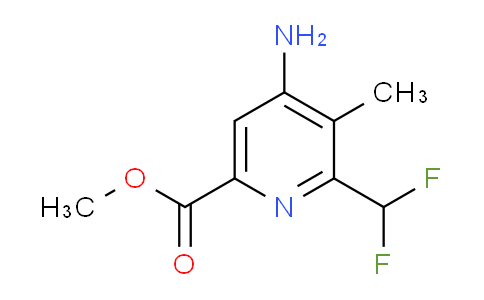 AM130645 | 1805149-36-3 | Methyl 4-amino-2-(difluoromethyl)-3-methylpyridine-6-carboxylate