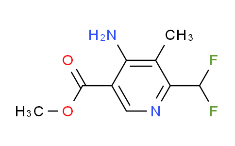 AM130646 | 1805149-30-7 | Methyl 4-amino-2-(difluoromethyl)-3-methylpyridine-5-carboxylate