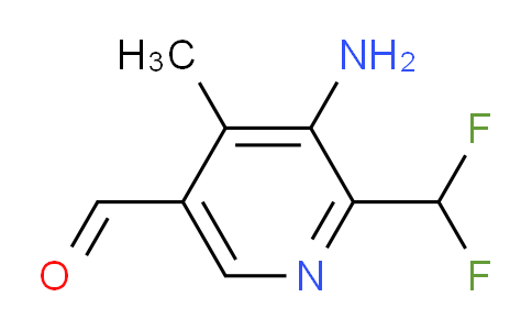 3-Amino-2-(difluoromethyl)-4-methylpyridine-5-carboxaldehyde
