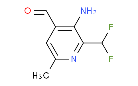3-Amino-2-(difluoromethyl)-6-methylpyridine-4-carboxaldehyde