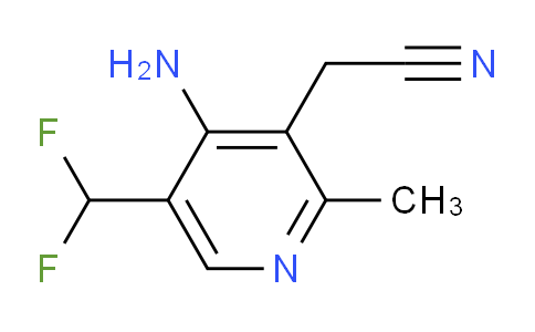 4-Amino-5-(difluoromethyl)-2-methylpyridine-3-acetonitrile