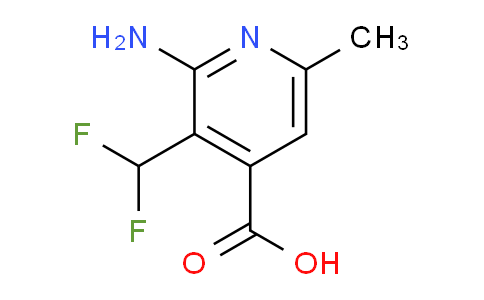2-Amino-3-(difluoromethyl)-6-methylpyridine-4-carboxylic acid