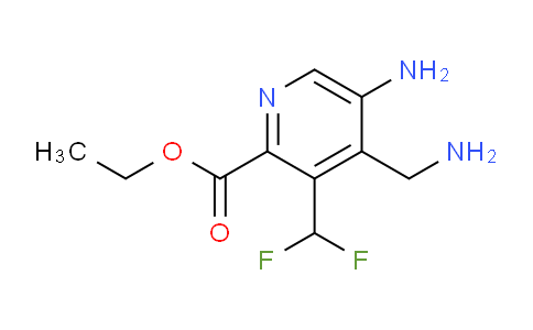 Ethyl 5-amino-4-(aminomethyl)-3-(difluoromethyl)pyridine-2-carboxylate