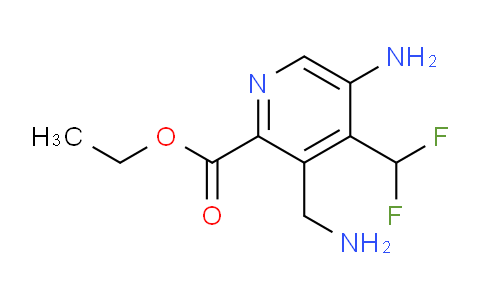 Ethyl 5-amino-3-(aminomethyl)-4-(difluoromethyl)pyridine-2-carboxylate