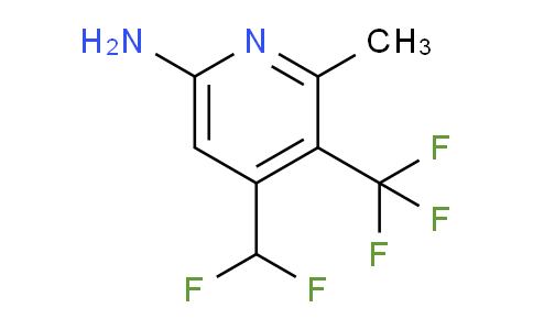 6-Amino-4-(difluoromethyl)-2-methyl-3-(trifluoromethyl)pyridine
