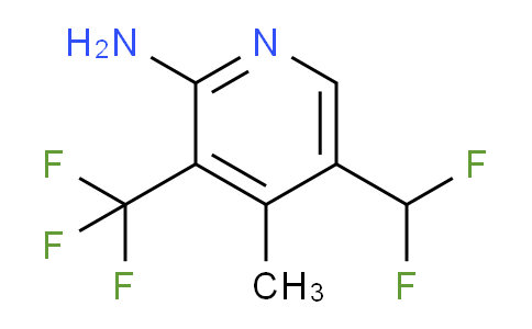 2-Amino-5-(difluoromethyl)-4-methyl-3-(trifluoromethyl)pyridine